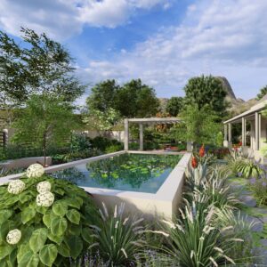 Alternative view of Country Garden Design