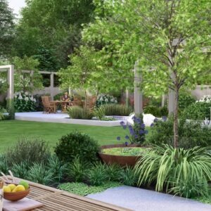 Alternative view of Tropical Garden Design