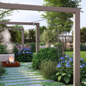 Alternative view of Courtyard Garden Design